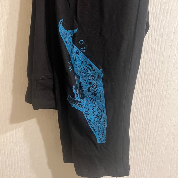 Women's bamboo legging, black, XL - Picture 2 of 4